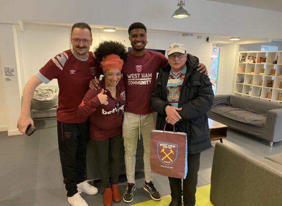 West Ham's Ben Johnson pays special visit to Your Place